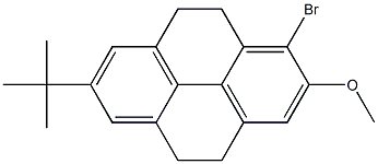 1-Bromo-2-methoxy-7-tert-butyl-4,5,9,10-tetrahydropyrene Structure