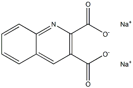2,3-Quinolinedicarboxylic acid disodium salt Structure