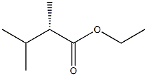 [S,(+)]-2,3-Dimethylbutyric acid ethyl ester Structure