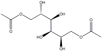 D-Glucitol 1,6-diacetate 结构式