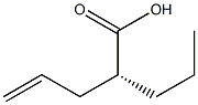 [R,(+)]-2-Allylvaleric acid Structure