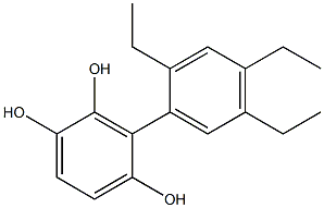 3-(2,4,5-Triethylphenyl)benzene-1,2,4-triol