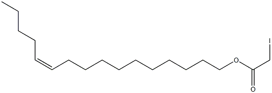 Iodoacetic acid (Z)-11-hexadecenyl ester Structure