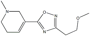 3-(2-Methoxyethyl)-5-[(1,2,5,6-tetrahydro-1-methylpyridin)-3-yl]-1,2,4-oxadiazole