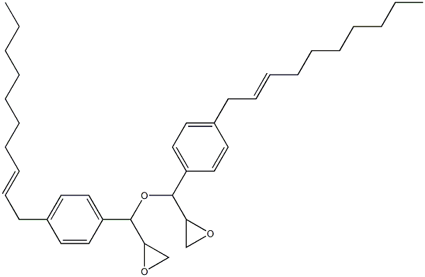 4-(2-デセニル)フェニルグリシジルエーテル 化学構造式