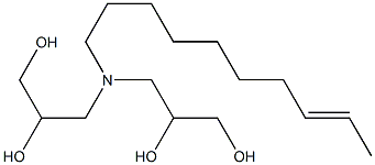 3,3'-(8-Decenylimino)bis(propane-1,2-diol)|
