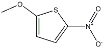 2-メトキシ-5-ニトロチオフェン 化学構造式