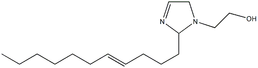 2-(4-Undecenyl)-3-imidazoline-1-ethanol Structure
