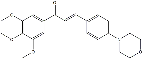 4-Morpholino-3',4',5'-trimethoxy-trans-chalcone