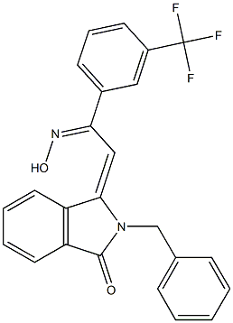 (1E)-2-Benzyl-1-[(2E)-2-hydroxyimino-2-(3-trifluoromethylphenyl)ethylidene]-1H-isoindol-3(2H)-one