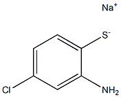 Sodium 2-amino-4-chlorobenzenethiolate Struktur