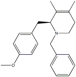 (2S)-1,2,5,6-Tetrahydro-2-[(4-methoxyphenyl)methyl]-3,4-dimethyl-1-(phenylmethyl)pyridine