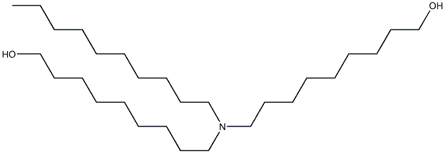 9,9'-(Decylimino)bis(1-nonanol) Structure