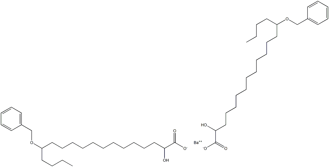 Bis(14-benzyloxy-2-hydroxystearic acid)barium salt