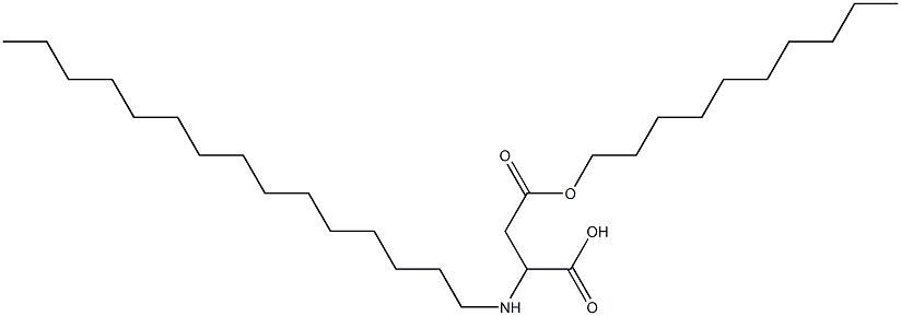 2-Pentadecylamino-3-(decyloxycarbonyl)propionic acid