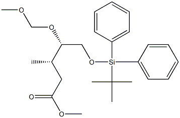 (3S,4S)-5-[(tert-Butyldiphenylsilyl)oxy]-4-(methoxymethoxy)-3-methylpentanoic acid methyl ester