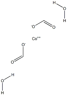 Cobalt diformate dihydrate Struktur