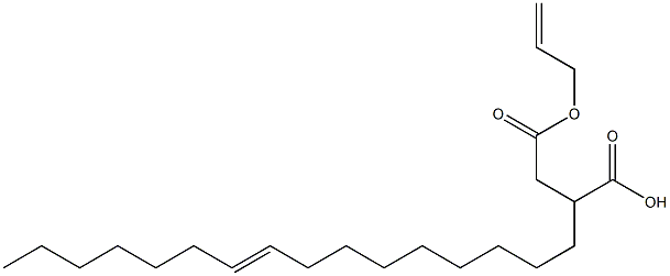 2-(9-Hexadecenyl)succinic acid 1-hydrogen 4-allyl ester 结构式