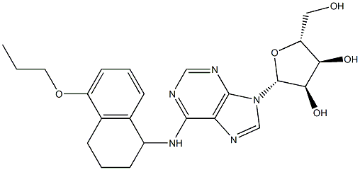  N-[[1,2,3,4-Tetrahydro-5-propyloxynaphthalen]-1-yl]adenosine