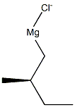 (-)-クロロ[(R)-2-メチルブチル]マグネシウム 化学構造式