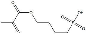 4-(Methacryloyloxy)-1-butanesulfonic acid Struktur