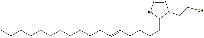 2-(5-Heptadecenyl)-4-imidazoline-1-ethanol Structure