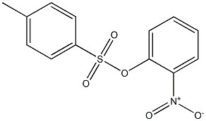p-トルエンスルホン酸2-ニトロフェニル 化学構造式