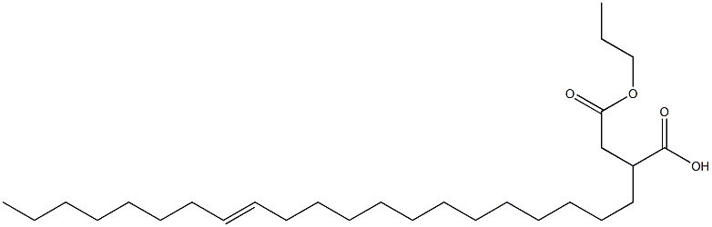 2-(13-Henicosenyl)succinic acid 1-hydrogen 4-propyl ester Struktur