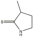 3-Methylpyrrolidine-2-thione Structure