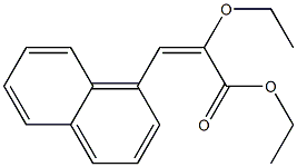 (E)-3-(1-Naphtyl)-2-ethoxyacrylic acid ethyl ester