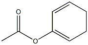 Acetic acid cyclohexa-1,3-dien-2-yl ester Structure
