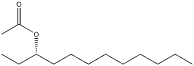 (-)-酢酸(S)-1-エチルデシル 化学構造式