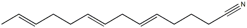 5,8,12-Tetradecatrienenitrile Struktur
