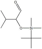 2-(tert-Butyldimethylsiloxy)-3-methylbutanal Structure