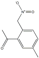 5'-Methyl-2'-(nitromethyl)acetophenone Struktur