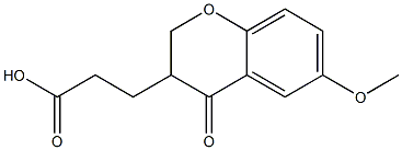6-Methoxy-3,4-dihydro-4-oxo-2H-1-benzopyran-3-propionic acid