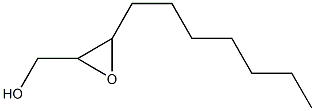 3-Heptyloxirane-2-methanol 结构式