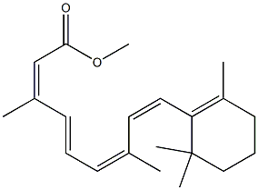 (13Z)-Retinoic acid methyl ester Structure