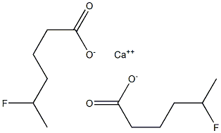 Bis(5-fluorohexanoic acid)calcium salt|