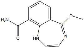 5-Methoxy-1H-1,4-benzodiazepine-9-carboxamide