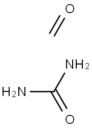 尿素-ホルムアルデヒド成形化合物 化学構造式