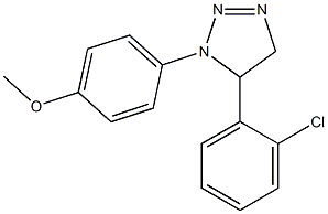 1-(4-Methoxyphenyl)-5-(2-chlorophenyl)-4,5-dihydro-1H-1,2,3-triazole
