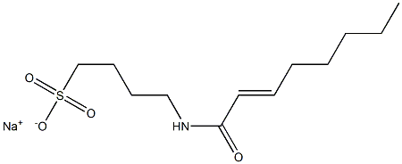 4-(2-Octenoylamino)-1-butanesulfonic acid sodium salt