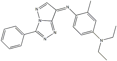 (7Z)-7-[[2-Methyl-4-(diethylamino)phenyl]imino]-3-phenyl-7H-pyrazolo[5,1-c]-1,2,4-triazole