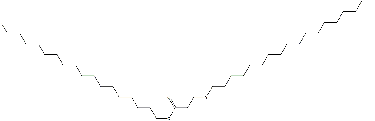 3-(Octadecylthio)propionic acid octadecyl ester Struktur