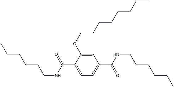 2-(Octyloxy)-N,N'-dihexylterephthalamide Structure