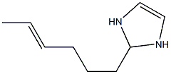2-(4-Hexenyl)-4-imidazoline Structure