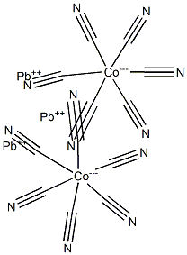 Lead(II) hexacyanocobaltate(III) Structure