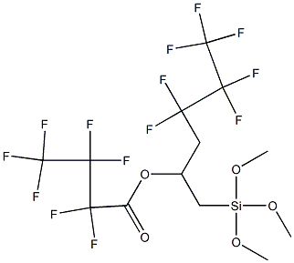 Heptafluorobutanoic acid [1-[[trimethoxysilyl]methyl]-3,3,4,4,5,5,5-heptafluoropentyl] ester