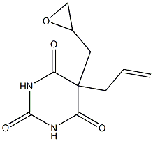 5-Allyl-5-(oxiranylmethyl)barbituric acid Structure
